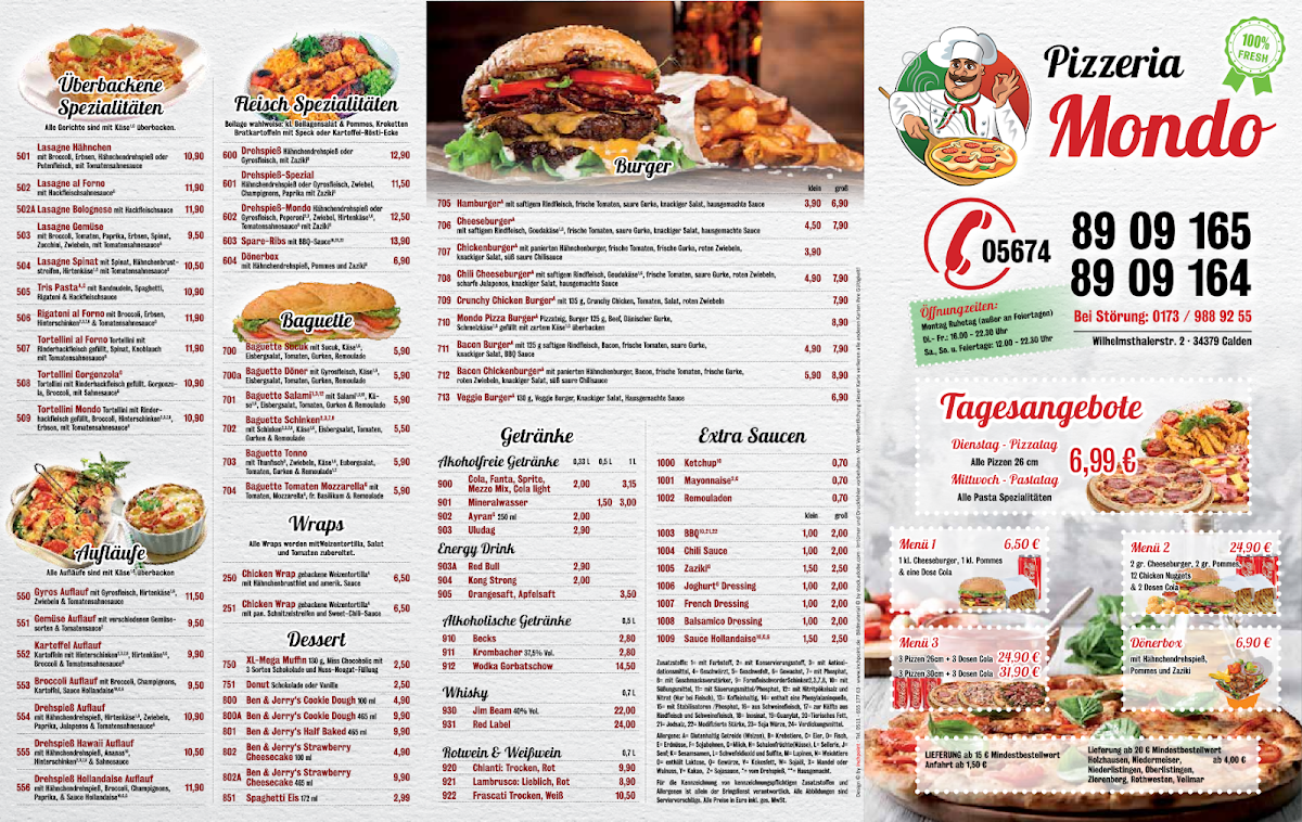 Menu Pizzeria Mondo-2